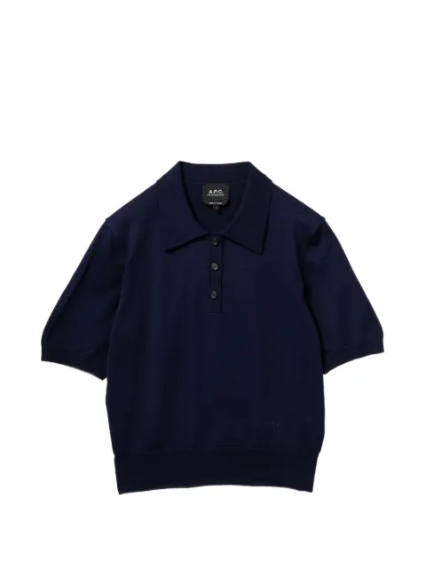 A.P.C. Ruby polo shirt Blue ACXPOCOHN26XQNYX00S
