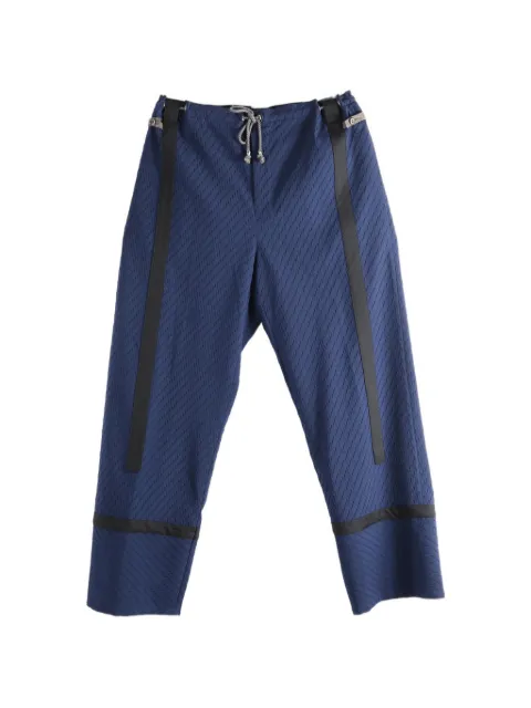 Kiko Kostadinov Kyan patterned trousers Blue KKSS26T0623