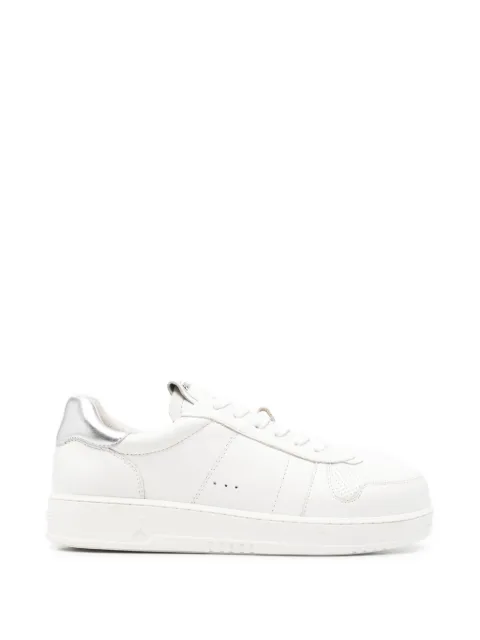 Patrizia Pepe leather perforated sneakers White 8Z0117L011