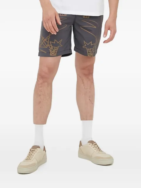 Desigual graphic print shorts Grey 22SMPW15