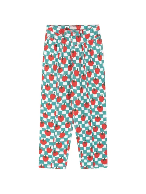 Favorite People La Cantina printed trousers Blue LACANTINAPANTS