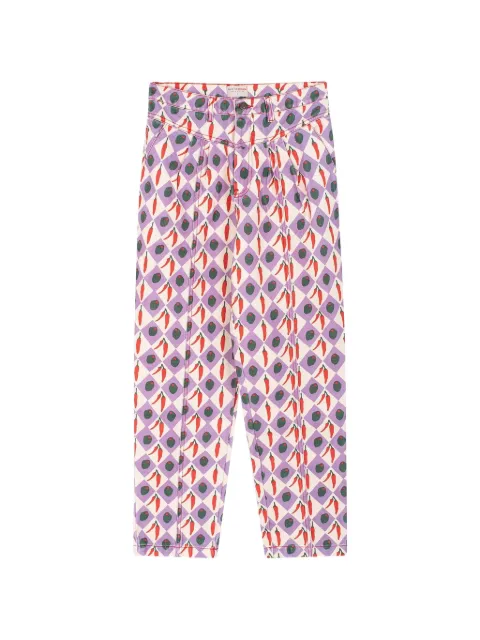 Favorite People Formaggio printed trousers Neutrals FORMAGGIOPANTS