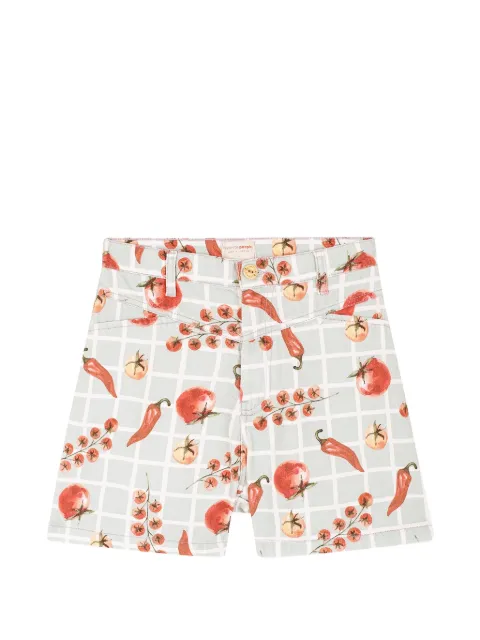 Favorite People Piadina printed shorts Blue PIADINASHORTS