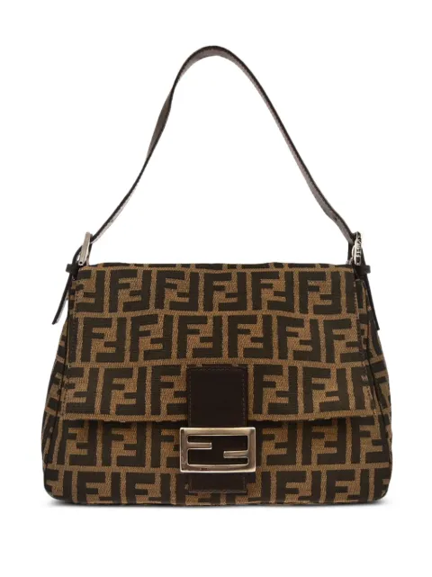 Fendi Pre-Owned 2001 Zucca canvas handbag Brown 125949