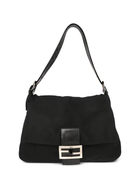 Fendi Pre-Owned 2009 Mamma Baguette buckle handbag Black 126278