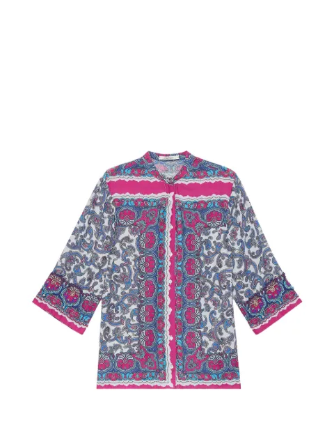MALIPARMI paisley-print shirt Pink JM557550662A8185
