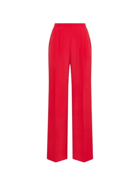 MALIPARMI pleat fluid crepe trousers Red JH80625067231013