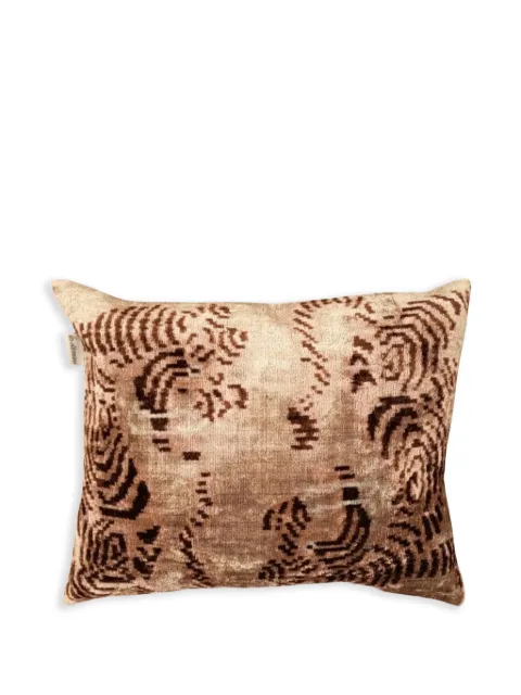 Les-Ottomans abstract-pattern cushion Neutrals V77840X50S