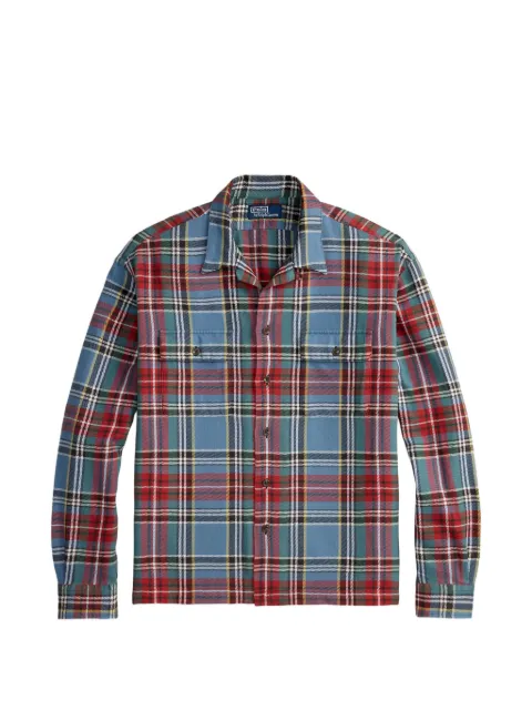 Polo Ralph Lauren check-pattern button-up shirt Blue 710B24184001