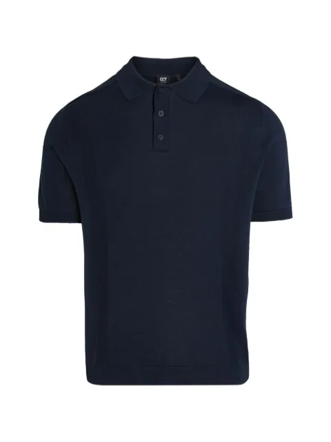 Alpha Tauri textured polo shirt Blue ATA260402F803