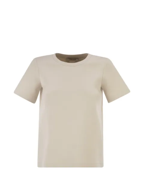 'S Max Mara Nancy logo-embroidered T-shirt Neutrals 2619971023600