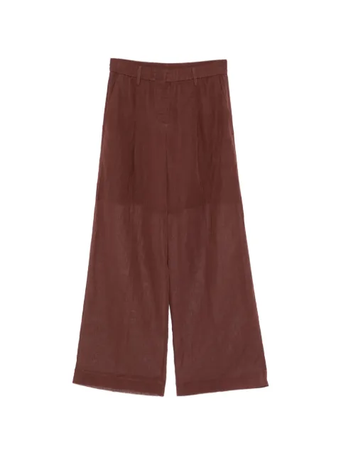 Brunello Cucinelli transparent trousers Brown M0F91P9174C9092