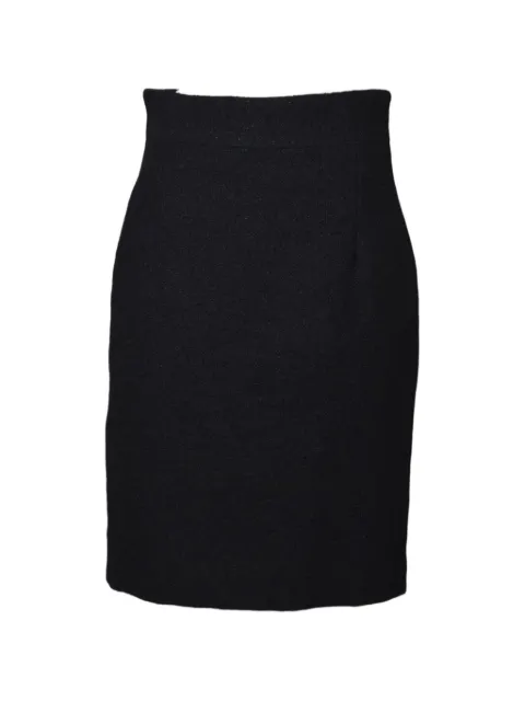 Tagliatore bouclé high-waisted mini skirt Black NELL340197U26E395