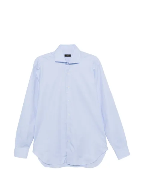 Barba spread-collar shirt Blue K1U13P0154006U