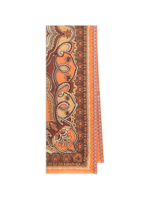 MALIPARMI jacquard geometric scarf Orange IB034210216B3118