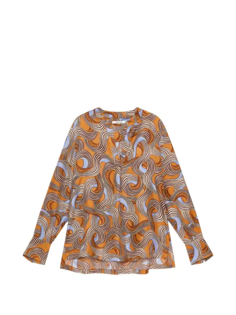 MALIPARMI V-neck shirt Orange JM103331027A4164