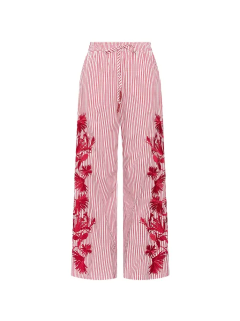 MALIPARMI striped trousers Red JH80541522230B10