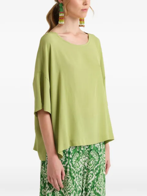 MALIPARMI boat-neck T-shirt Green JM44005067260109