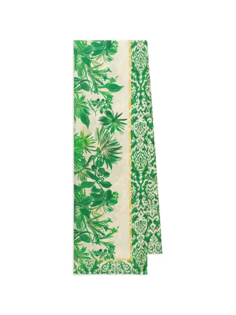 MALIPARMI floral print scarf Green IB034131032D6100