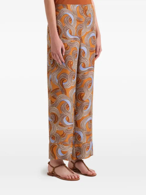 MALIPARMI printed trousers Orange JH807631027A4164
