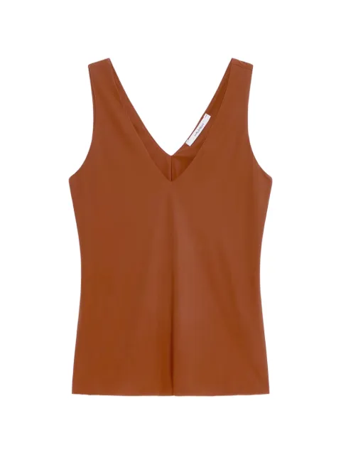 MALIPARMI V-neck top Brown JP55647021041008