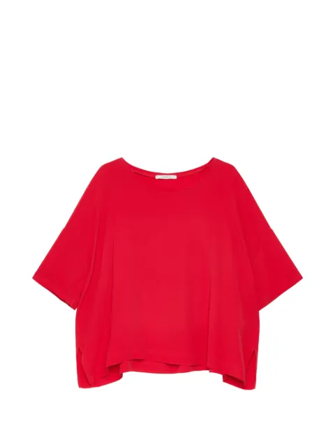 MALIPARMI flounce crepe T-shirt Red JM44005067231013