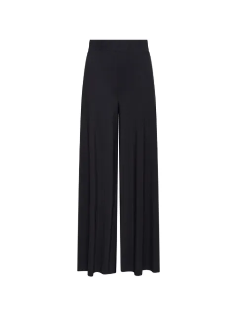 MALIPARMI elastic-waistband palazzo pants Black JH01177021020000