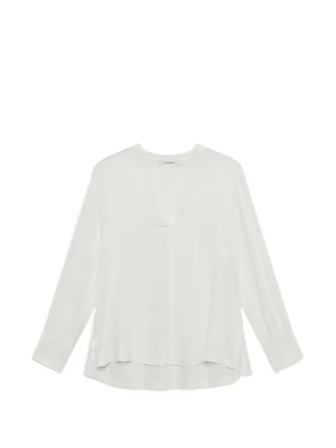 MALIPARMI fluid V-neck shirt White JM10335067210001