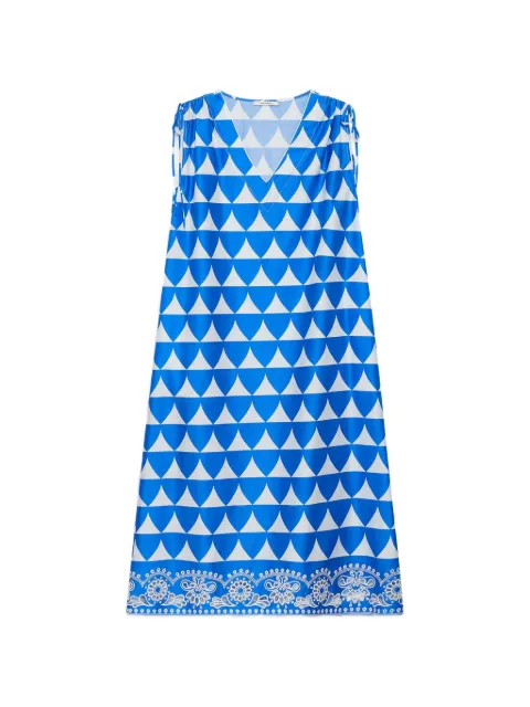 MALIPARMI V-neck midi dress Blue JF669315216D8092
