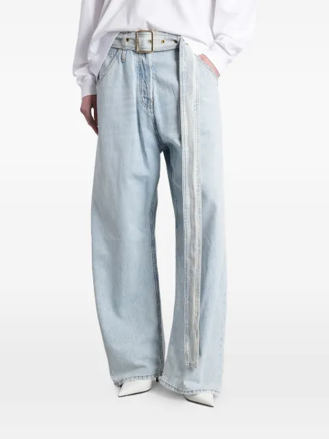 DARKPARK Dalila belted wide-leg jeans Blue WTR93DLB20