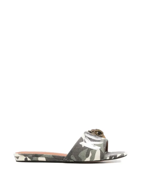 Kurt Geiger London eagle-head camouflage sandals Grey 8496179689