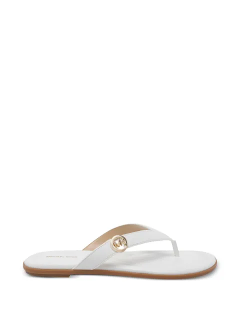 Michael Michael Kors Erin logo sandals White 40S6ERFS1L