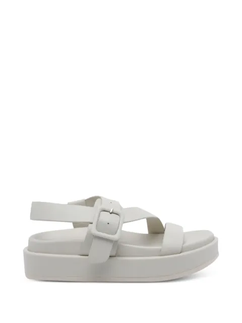 Paloma Barceló buckle-fastening round-toe sandals White 1401