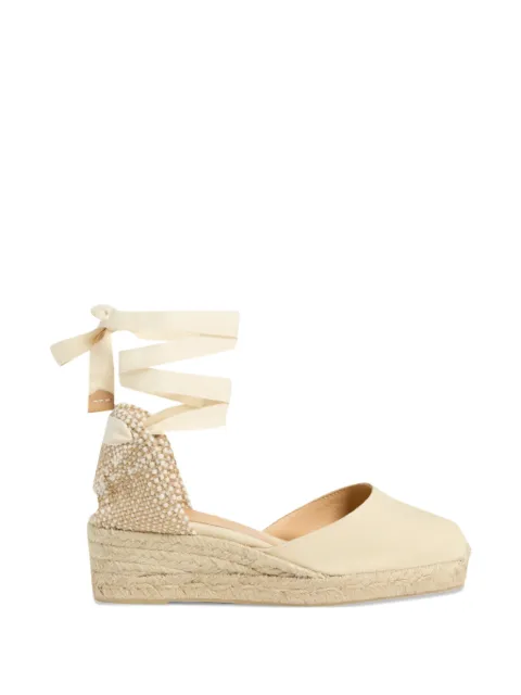 Castañer Carina wedge espadrilles Neutrals 020965