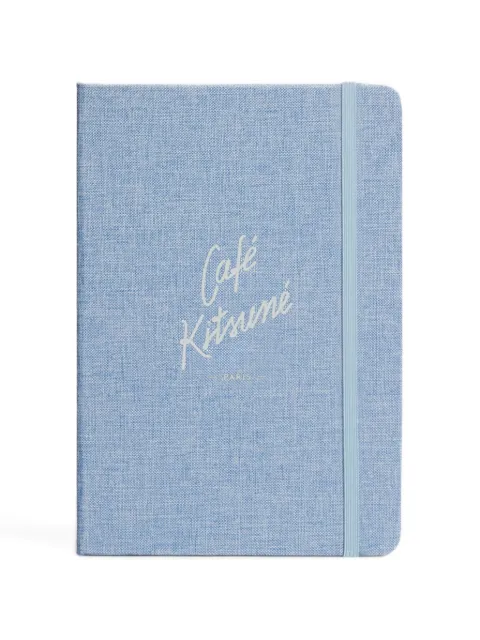 CAFÉ KITSUNÉ textured notebook Blue QU08601O0012