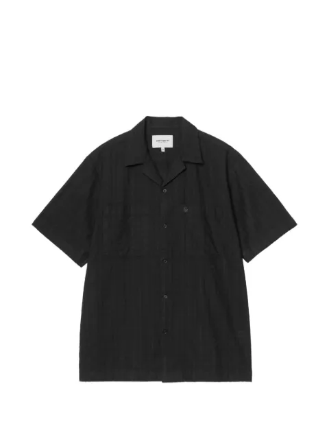 Carhartt WIP Gareth pocket cotton shirt Black I036206
