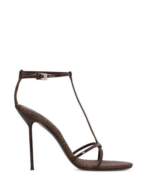 Paris Texas Lidia T-strap sandals Brown PX1941XVNSW