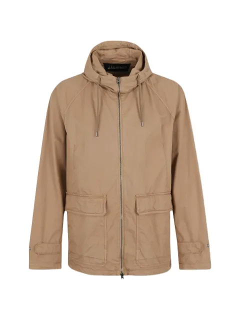 Herno hooded pocket jacket Neutrals GI000595U13211T