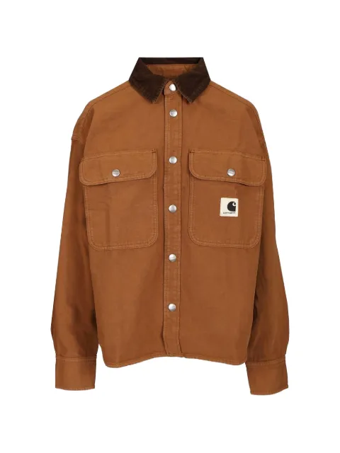 Carhartt WIP Prescott buttoned overshirt Brown I036513