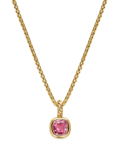 David Yurman mini cushion cut amulet Gold D1886688APT