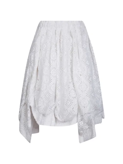 Comme Des Garçons lace trousers White GQP023