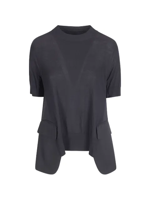 sacai knited pullover Black 2608437