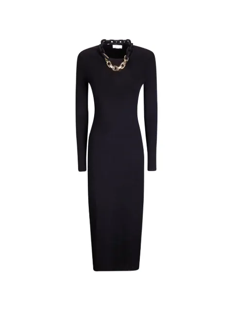 Rabanne chain-detail dress Black 26PMRO252ML0308