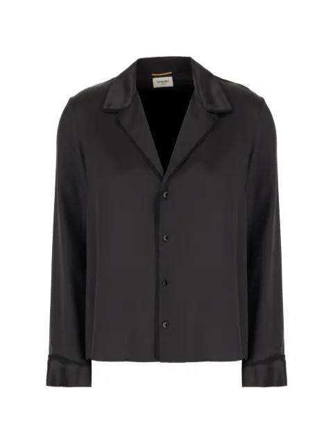 Saint Laurent V-neck shirt Black 856270Y7G27