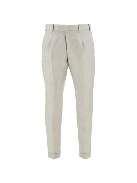 PT Torino pleated tailored trousers Neutrals CORSZAZ40FWDSD810020
