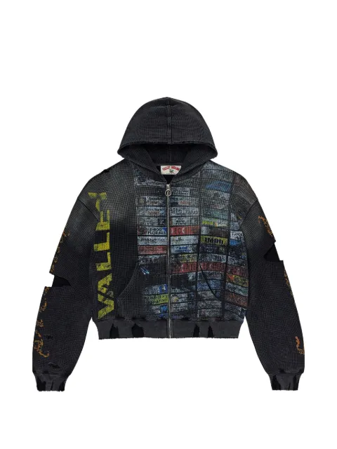 Vale Forever Glitch "Black" hoodie Grey VAL74