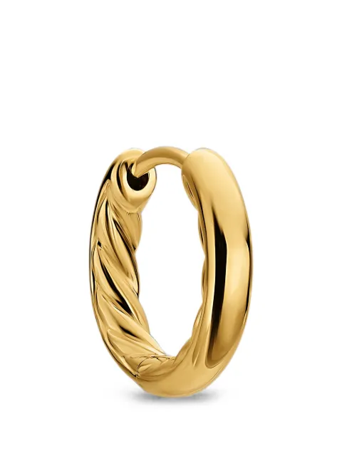 David Yurman Mercer Huggie twisted hoop earrings Gold E1927488