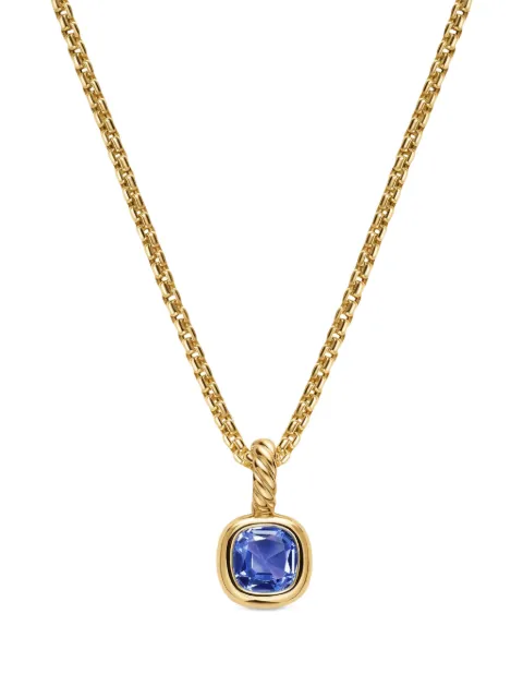 David Yurman mini cushion cut amulet Gold D1886688ATZ