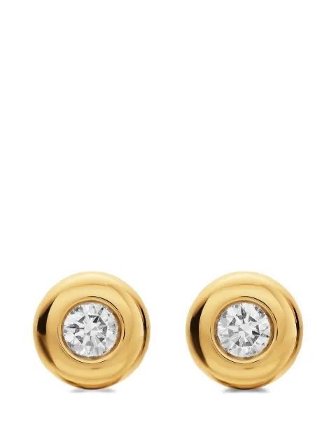 David Yurman bezel set stud earrings Gold E19027D88ADI