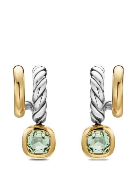 David Yurman DY Mercer® color two row drop earrings Gold E19039S8APA